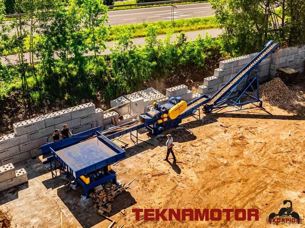 Stacjonarny rębak bębnowy Skorpion 650 EB/2 - "Teknamotor Sp. z o.o."
