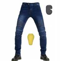 Spodnie na motor motocykl jeans jeansowe L 40 modne
