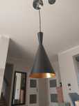 Komplet lamp do salonu lampa wisząca nad stół i dwa kinkiety