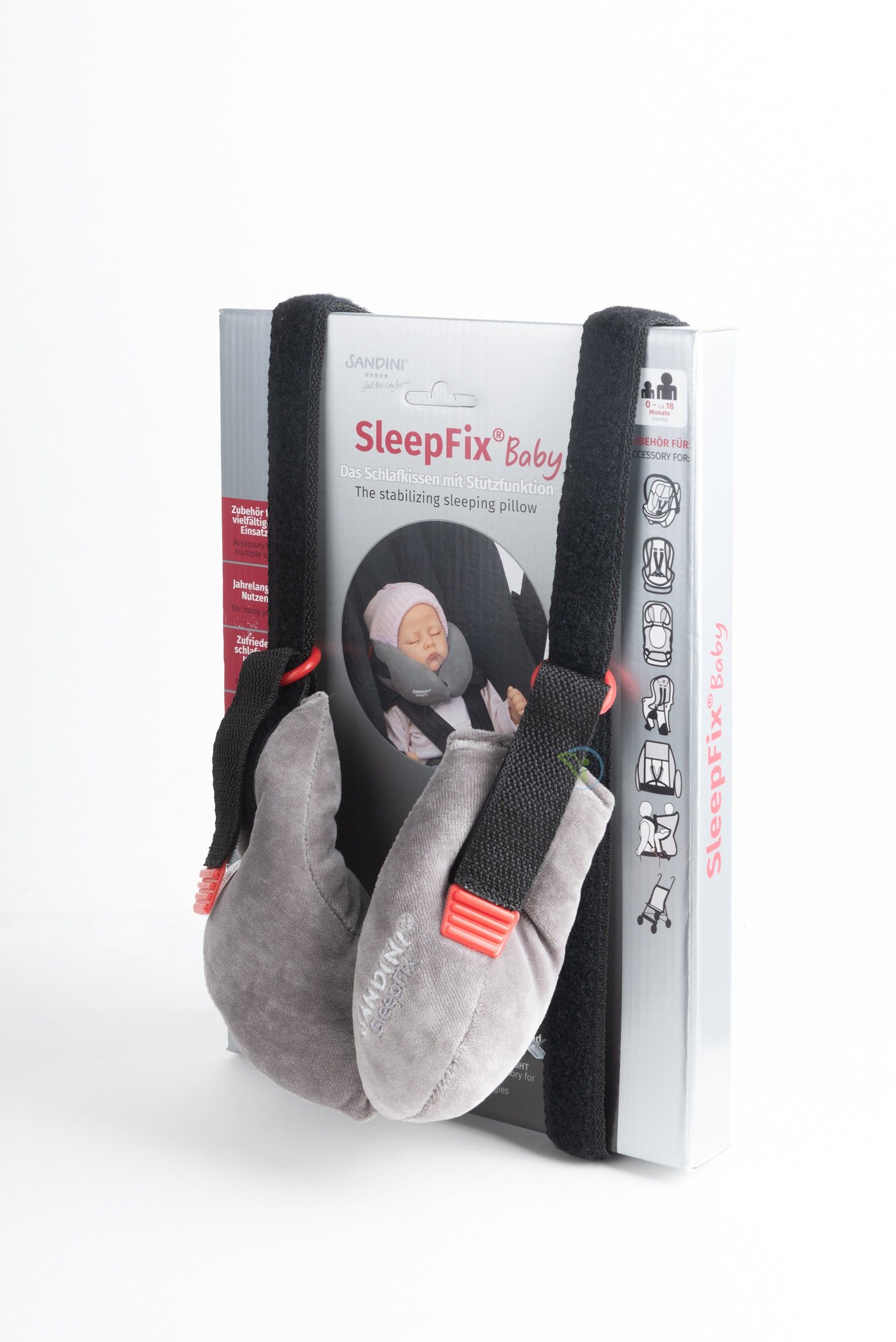 Poduszka stabilizująca SANDINI SleepFix Baby XS Szary