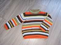 Sweterek w paski 98 H&M