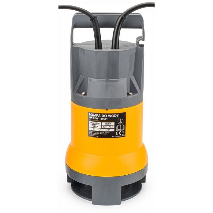 Pompa z pływakiem do wody czystej/brudnej szamba 1600W 9500l/h