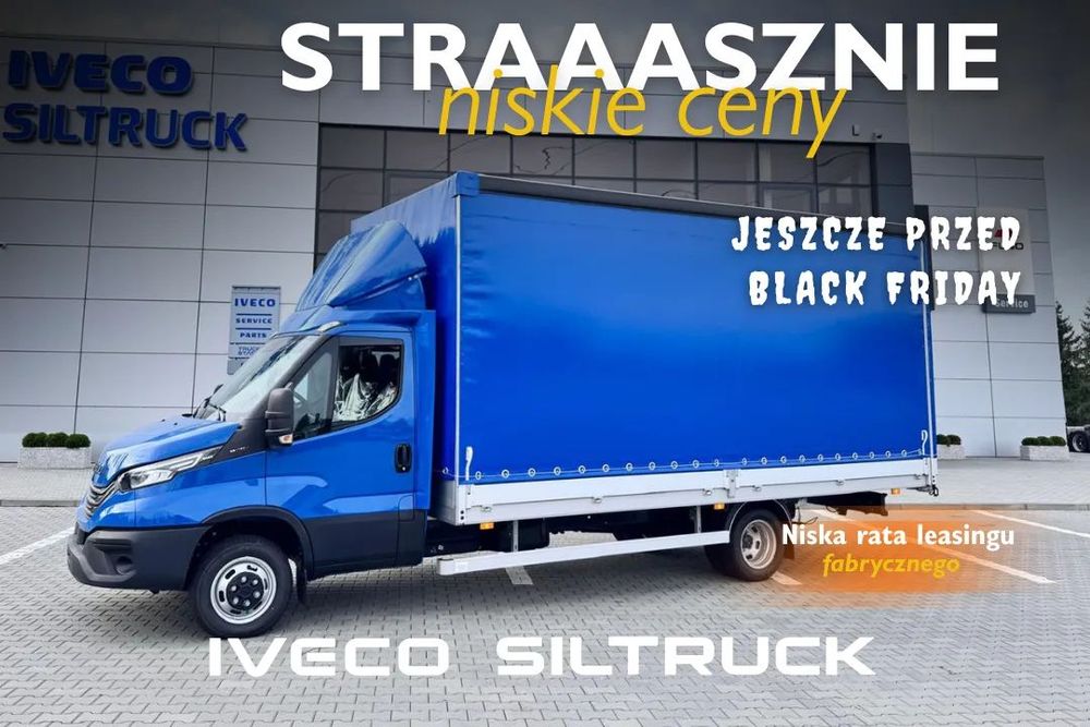 Iveco Daily 50C18HZ Plandeka DMC 3500kg 12 Europalet  50C18HZ dostępne od ręki! NIŻSZA CENA! Wyprzedaż! Plandeka Niebieski