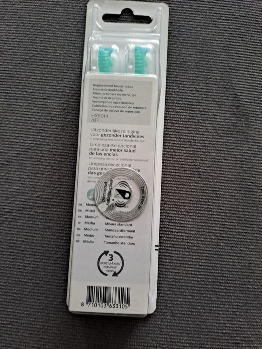 Końcówki szczoteczki elektrycznej Philips Sonicare