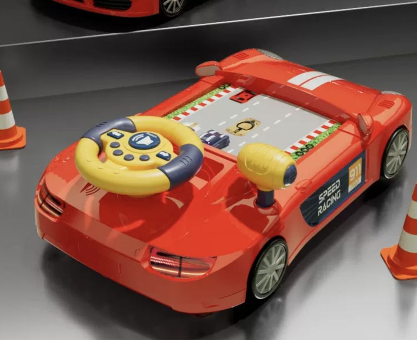 Музичний Дитячий руль автотрек автотренажер