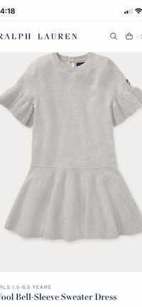 Дитяча сукня Polo Ralph Lauren,100/ вовна,5 років