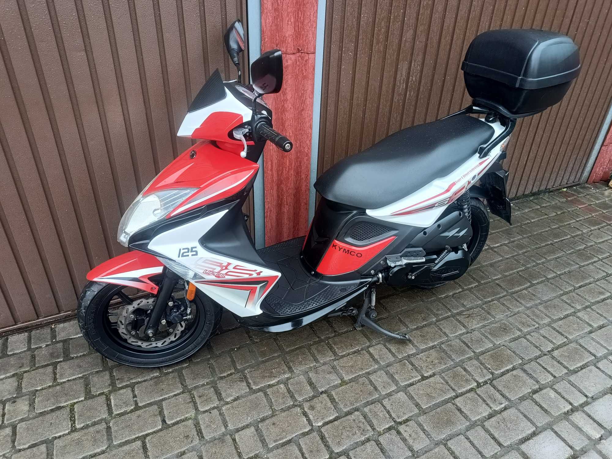 Ładny Kymco Super 8 125 z Niemiec na kat B MOTOCYKLE ŻURAWICE