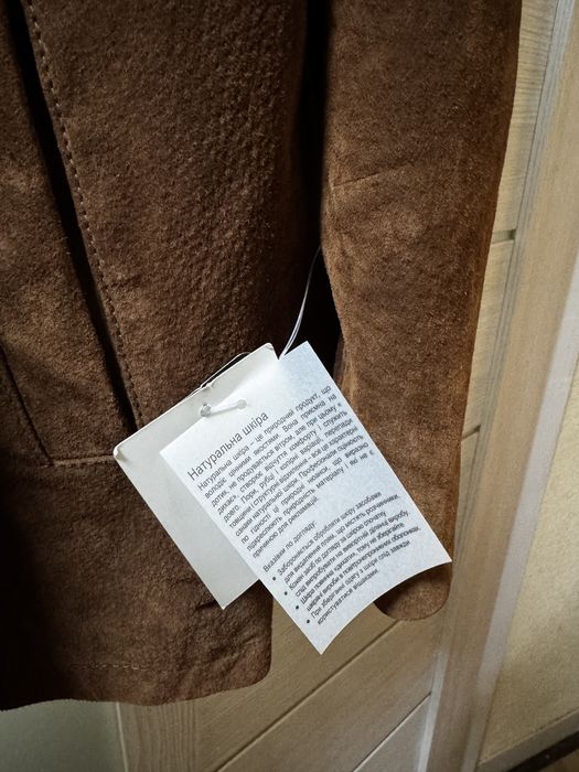 Чоловіча куртка натуральна шкіра Authentic 56 розмір нова!