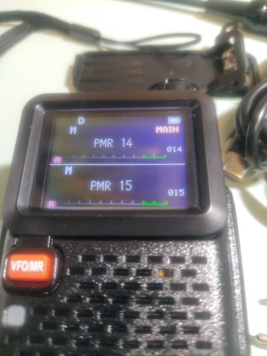 Nowy Radiotelefon Baofeng UV-5RH Zaprog USB-C Dodatkowa Długa antena