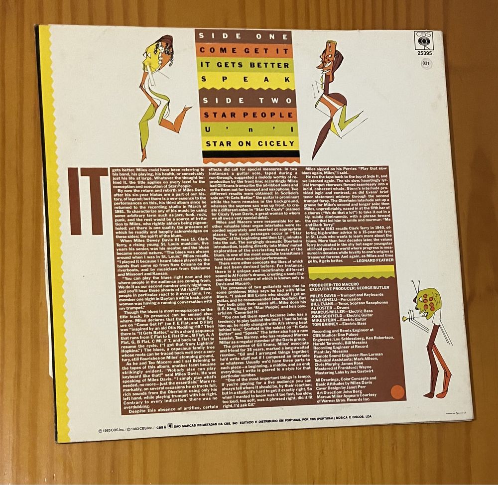 LP MILES DAVIS STAR PEOPLE (Envio Grátis)