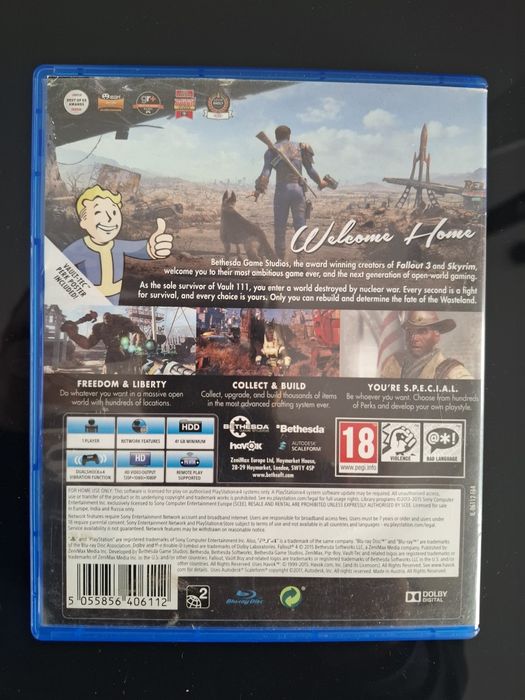 Jogo Fallout 4 PS4 ou PS5 (Playstatiom 4 ou 5)