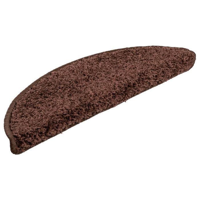 Vidaxl Nakładki Na Schody, 10 Szt., 56X17X3 Cm, Brązowe