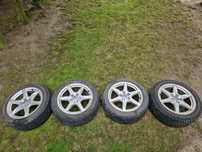 Alufelgi 5x112 r17 opony zimowe