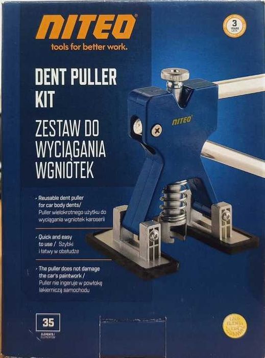 Zestaw Do Wyciągania Wgnieceń Wgniotek Karoserii Niteo