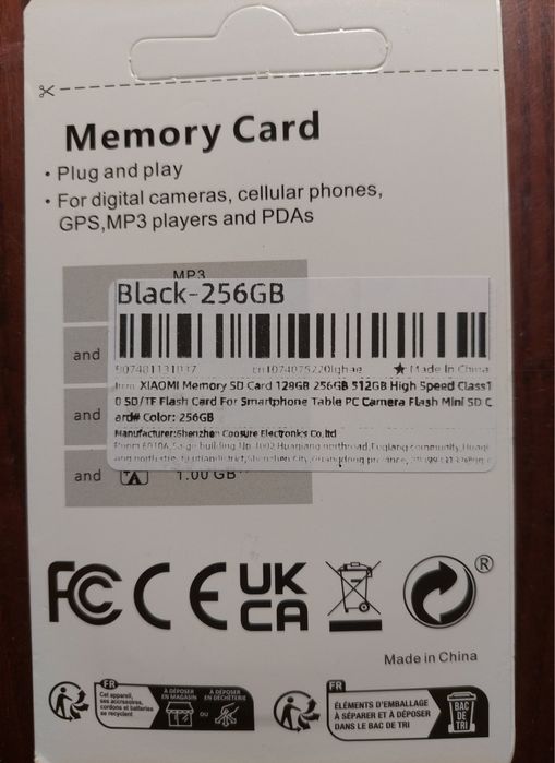 Карта памяти  Xiaomi 256 Gb Pro Plus micro sd memory card