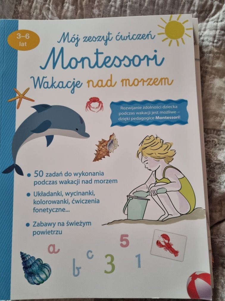 Mój zeszyt ćwiczeń Montessori. Wakacje nad morzem