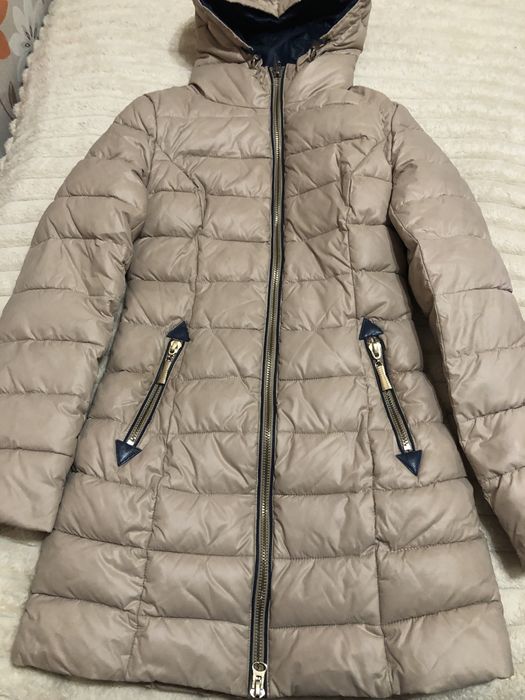 Зимове пальто з плащівки