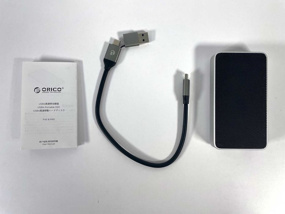 ORICO X40 Портативний зовнішній SSD 2ТБ USB 4.0 40Gbps 3800MB/s