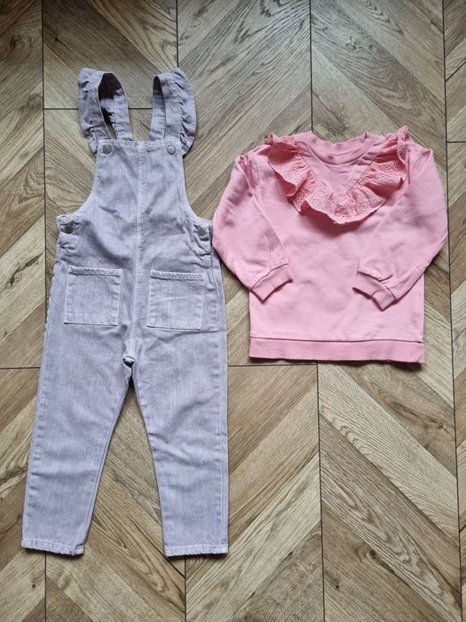 Zestaw paka ubranek dla dziewczynki Zara h&m Next 104