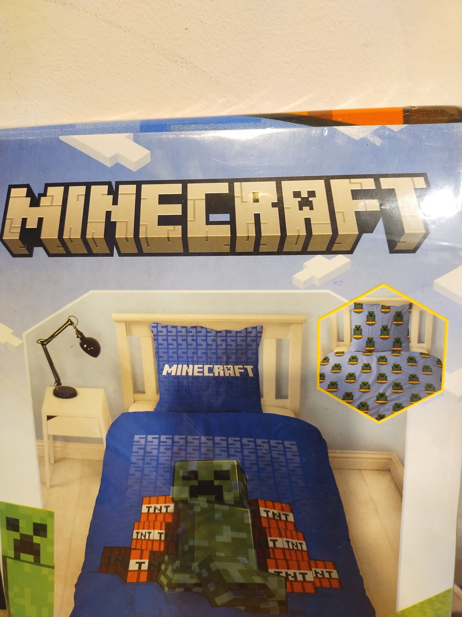 Pościel dziecięca 140x200 Minecraft
