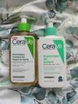 CeraVe zestaw nawilżający pieniący się olejek do mycia żel do mycia