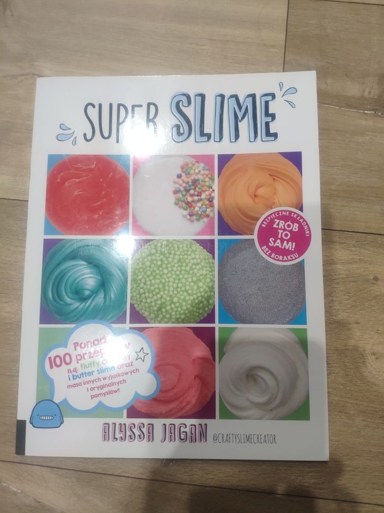 Książka - Super Slime (100 przepisów na fluffy, crunchy, slime)