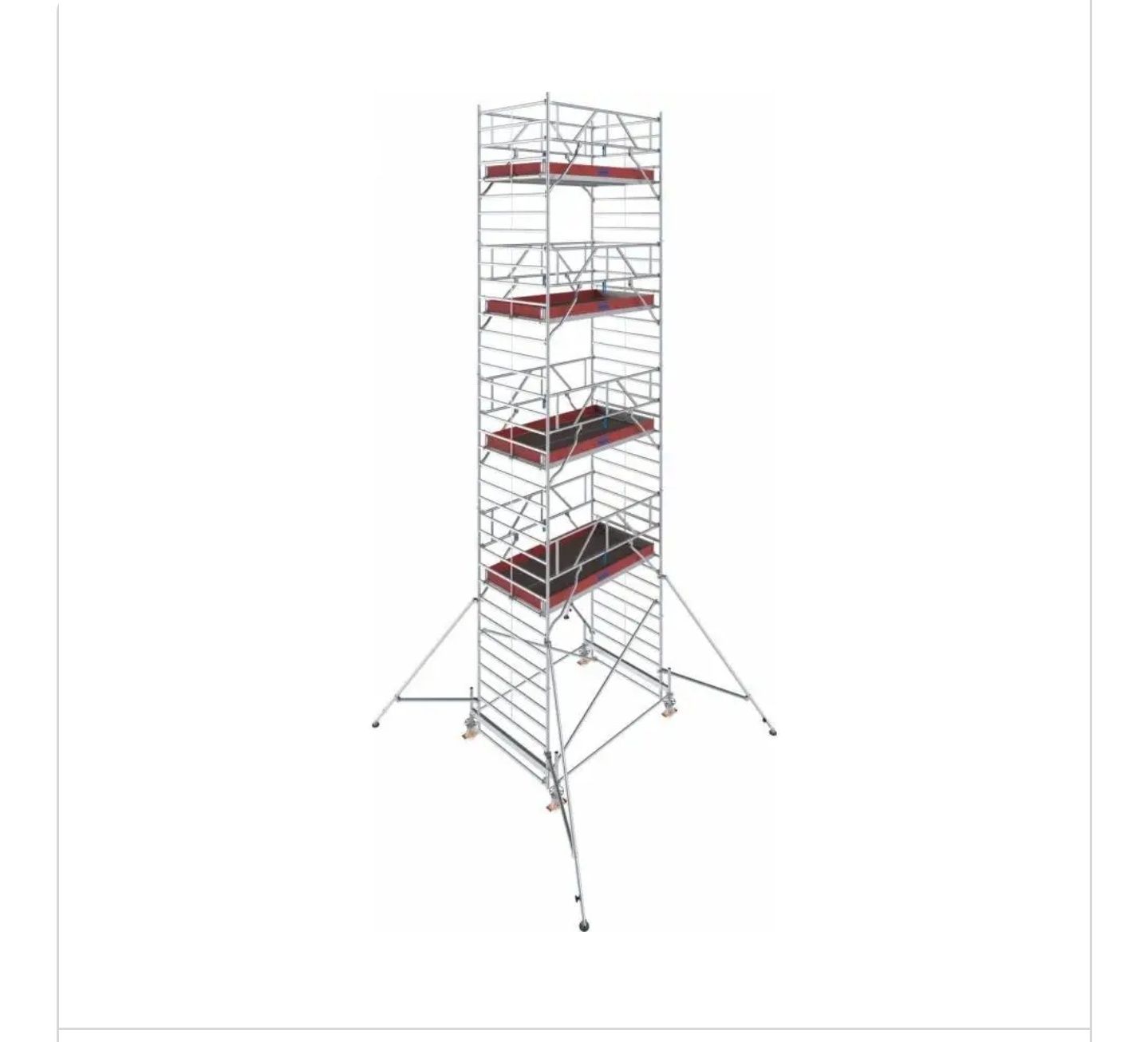 Rusztowanie Jezdne Krause Stabilo 500 2,50m X 1,50m Wys Robocza 10,4m