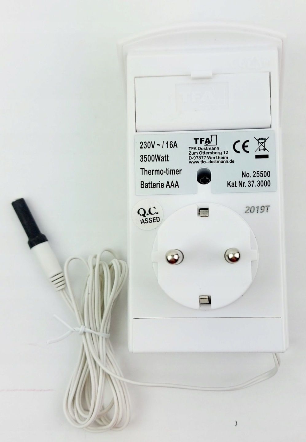 TFA THERMO TIMER TERMOSTAT z Regulatorem, termometr z zegarem