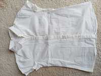 Biała bluzka koszulka Smyk 158