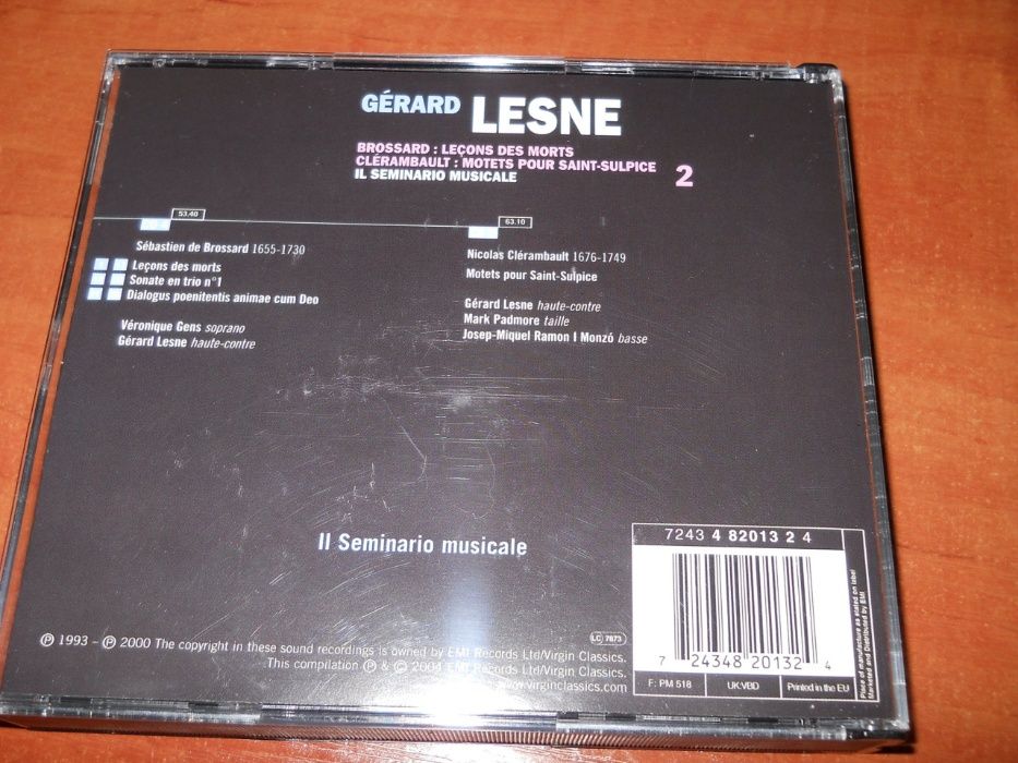 GERARD LESNE - Il Seminario Musicale 5 CD