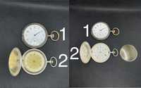 2x Omega Grand Prix Paris 1900 zegarki kieszonkowe srebro nie działają
