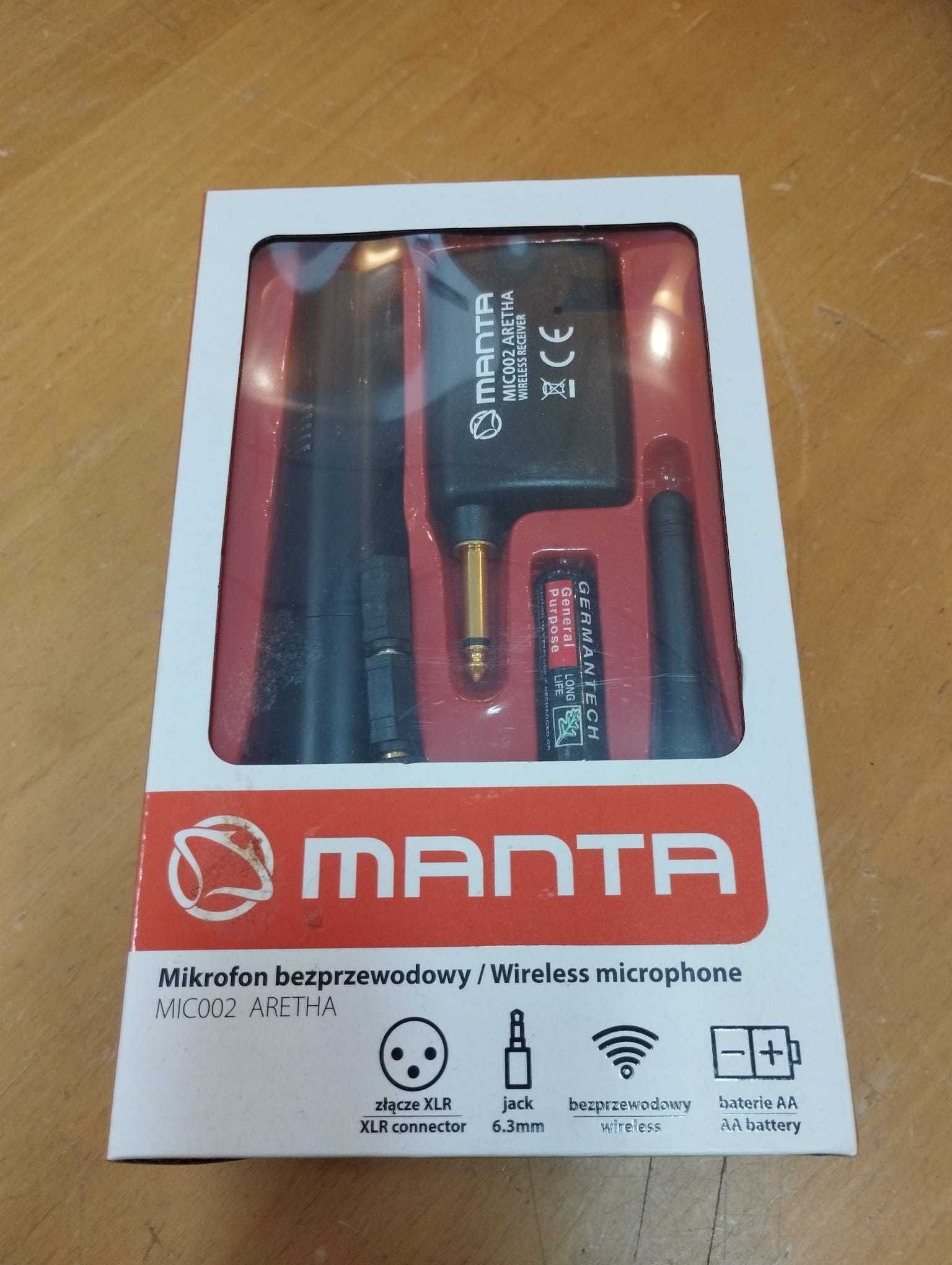 Microfone Sem Fios Manta para Karaoke Aretha (MIC002) - NOVO