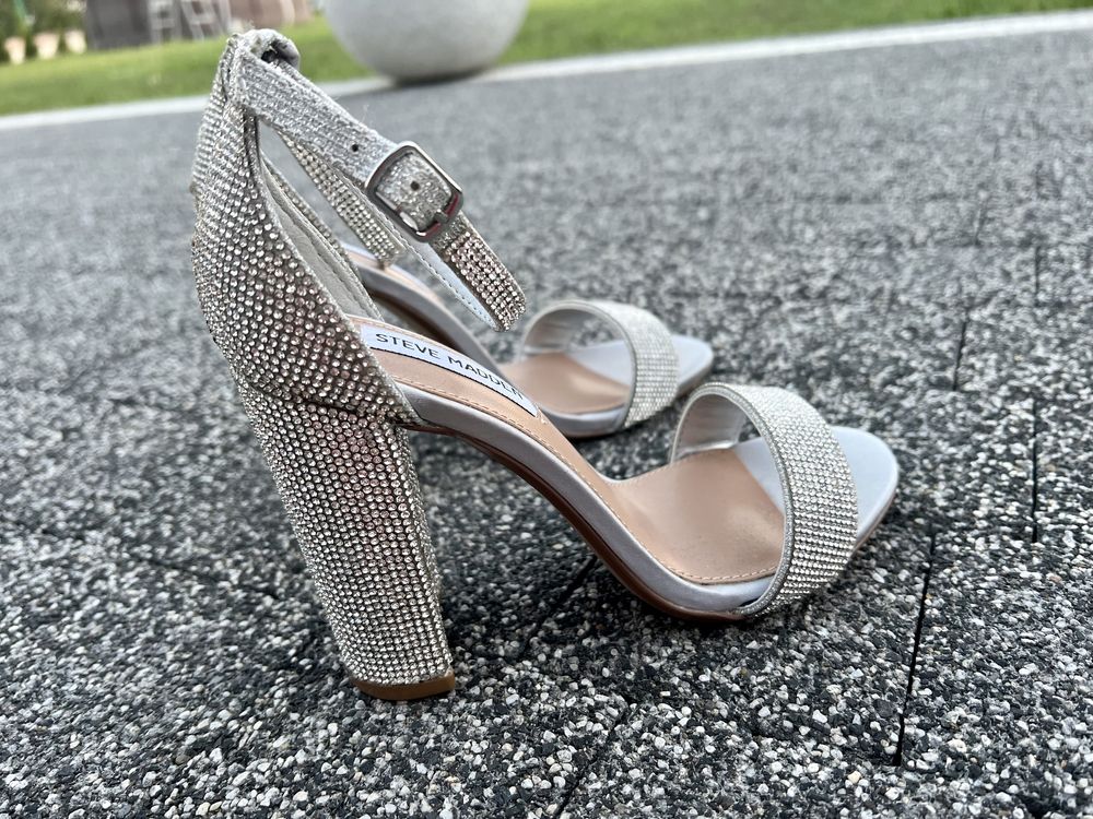 Sandały szpilki Steve Madden Crystal cyrkonie cudo 36 wesele imprezy