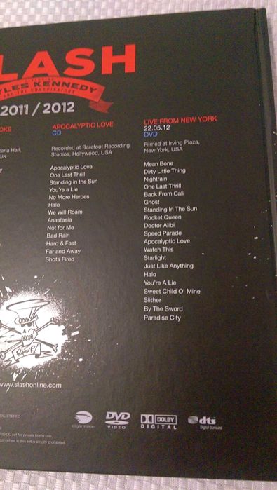 Slash Myles Kennedy & the Conspirators - 2011/2012 Apocalyptic Love