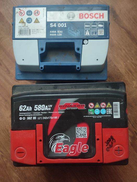 Аккумуляторы 44Ah и 62Ah