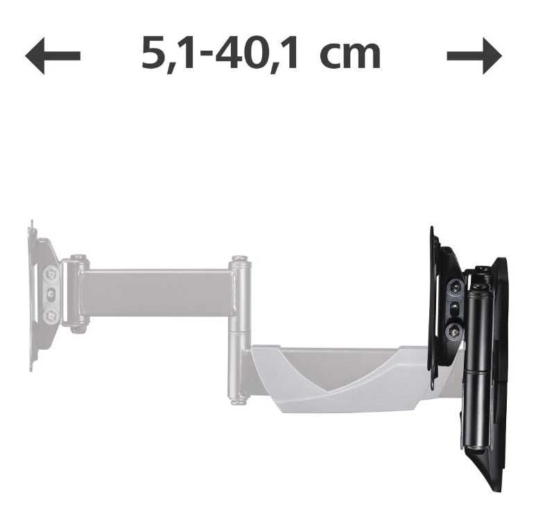 Uchwyt ścienny monitor / telewizor hama do 25kg