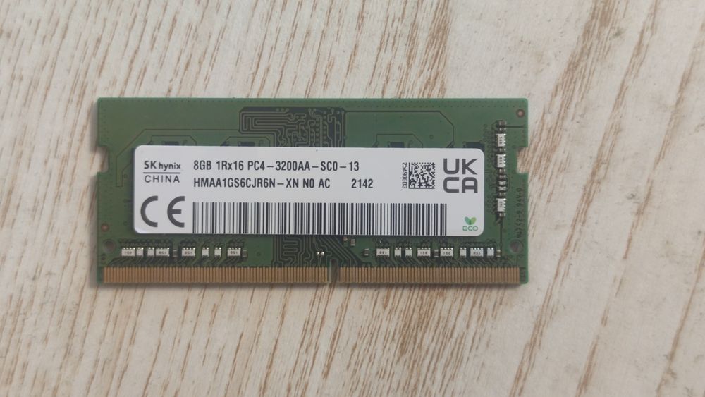 Оперативка на ноутбук 8 gb