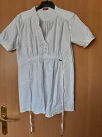 Biała koszula ciążowa r.M Happy mum - Delika shirt