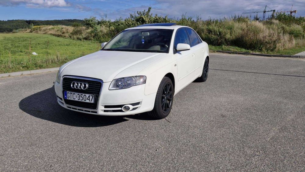 Audi A4 B7 | 2.0T 200 KM | Automat Multitronic 7-biegów | Arktic White
