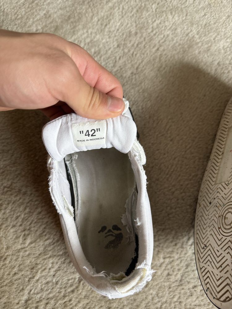 (Оригінал) Кеды Off white vulcanized