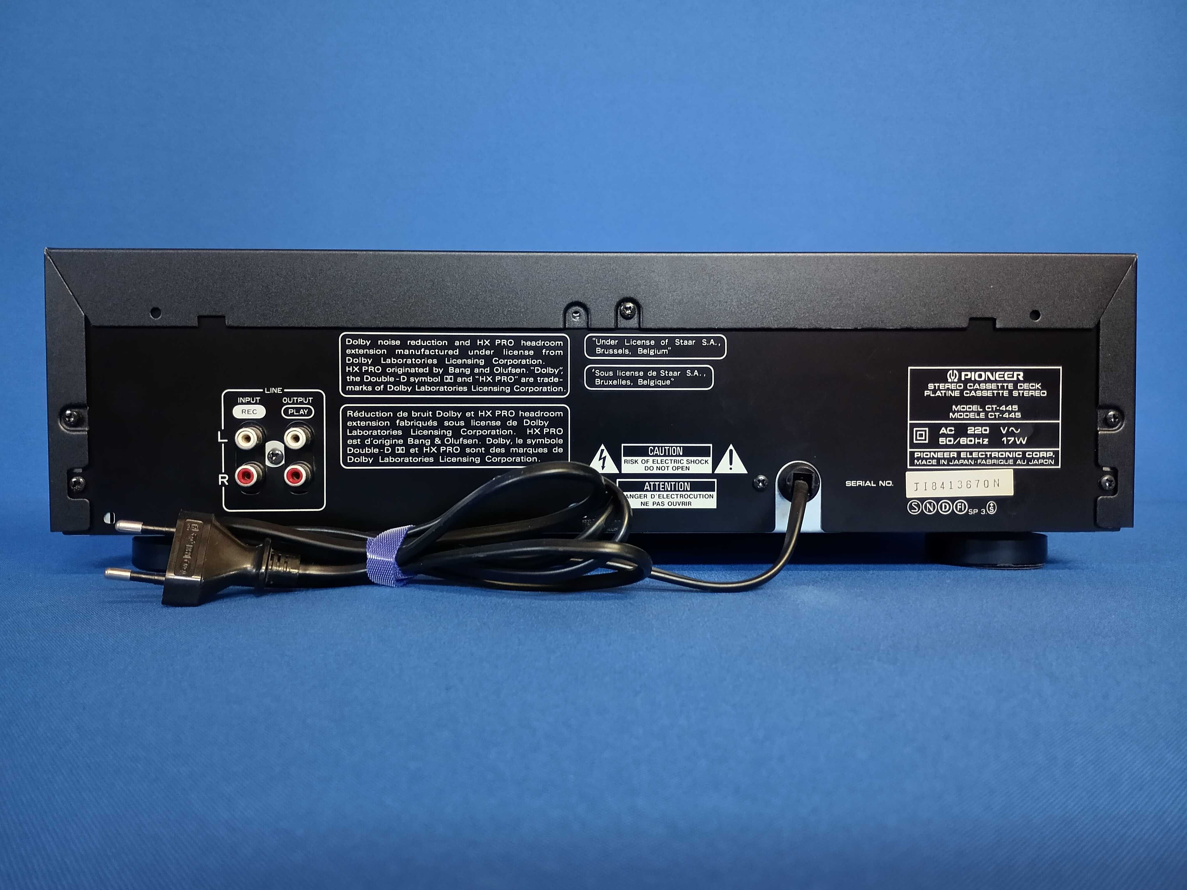 deck cassetes PIONEER CT-445