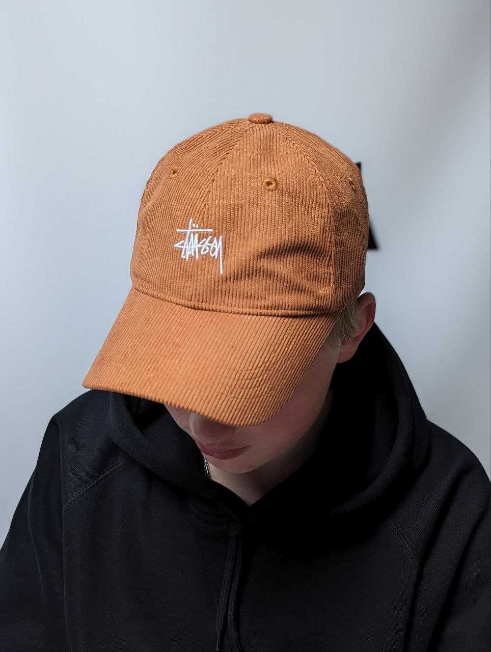 Кепка Stussy ВІльвет/чорний,малиновий,коричневий