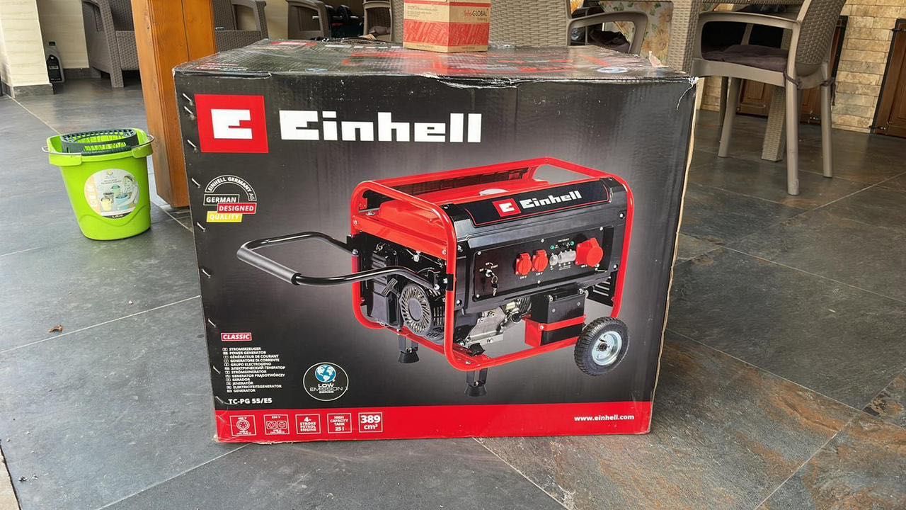 Генератор бензиновий Einhell TL-PG 55/65, 7.5 кВт, 220/380 В