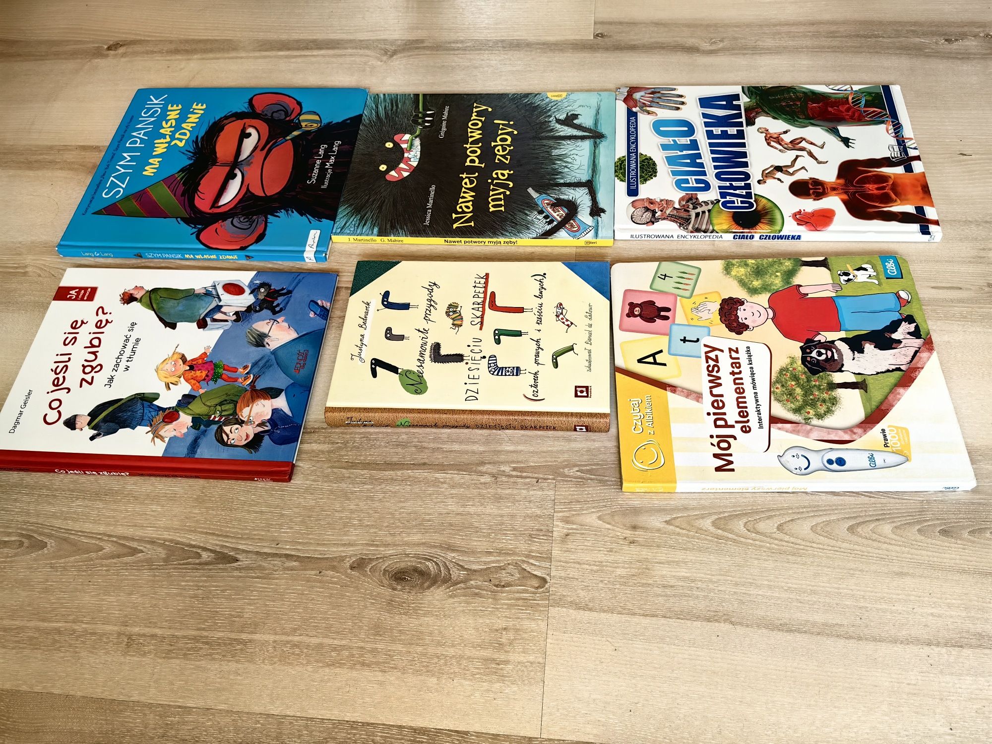 Zestaw książek edukacyjnych dla dzieci