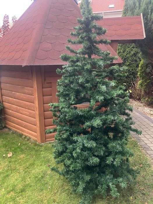 Choinka z podstawą, wysoka i gęsta
