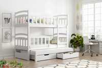Łóżko dla trójki dzieci DAWID MINI - 160x75 materace GRATIS