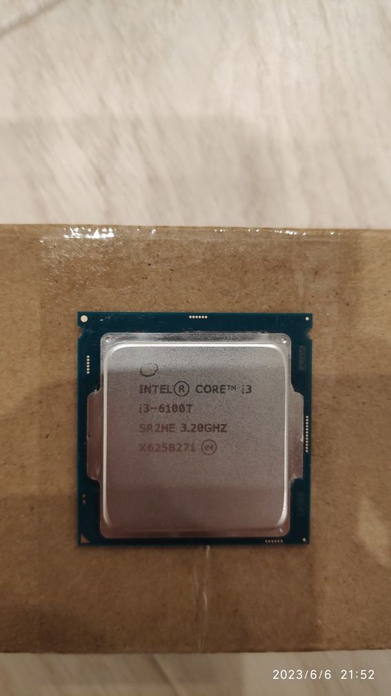 Процесор Intel® Core™ i3-6100T, тактова частота 3,20 ГГц