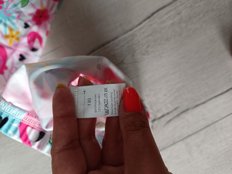 Strój kąpielowy UV dziewczynka 120/ 130 cm