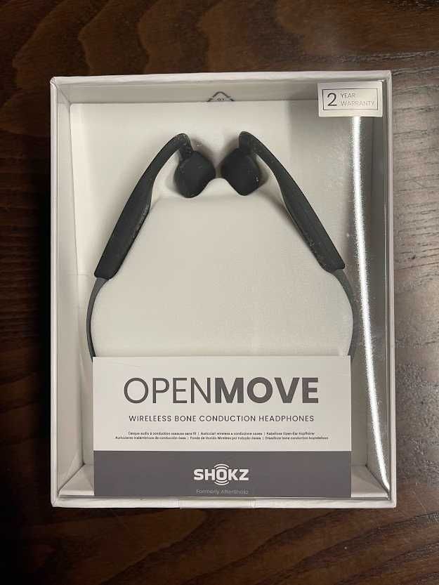 Бездротові навушники з мікрофоном Shokz OpenMove Grey