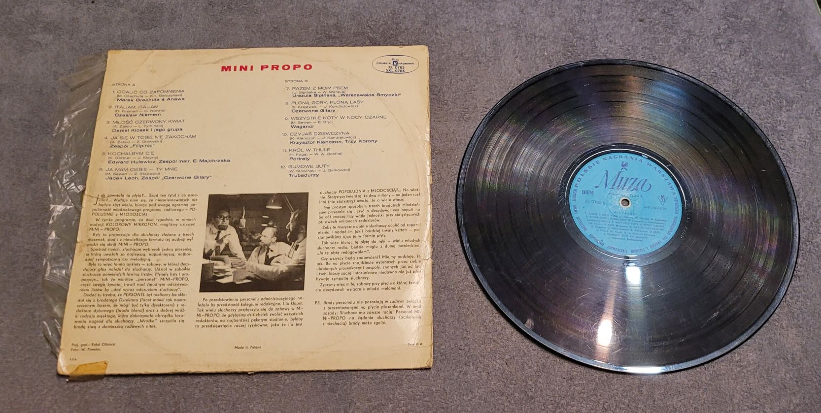 Mini Propo Popołudnia Z Młodością, Vol. 1 1971, Polska, winyl